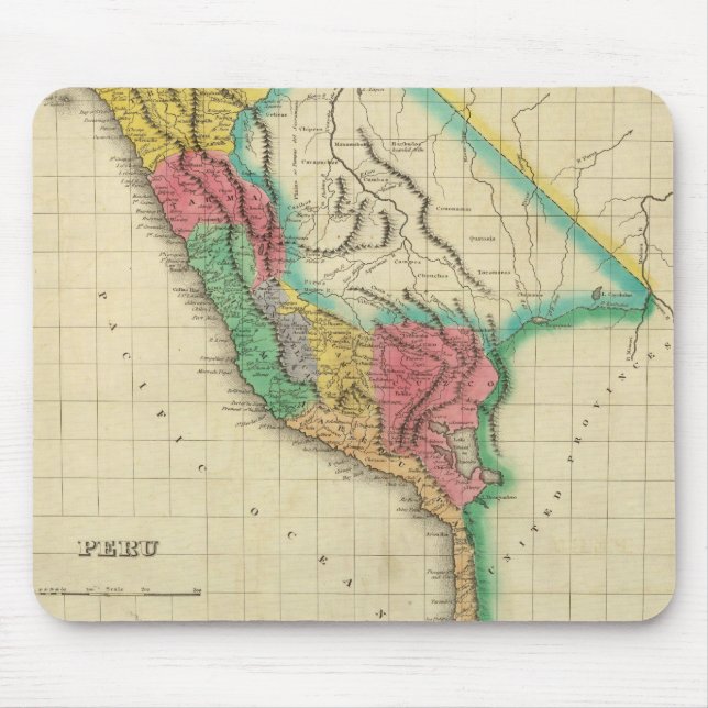 Mousepad Mapa Do Peru (Frente)