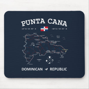 Mousepad Mapa do Punta Cana