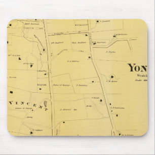 Mousepad Mapa do Rio Dale e da Rua do Monte Atlas