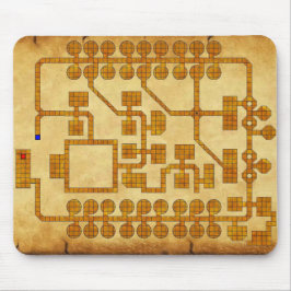 Mousepad Mapa do tapete do rato do D&D