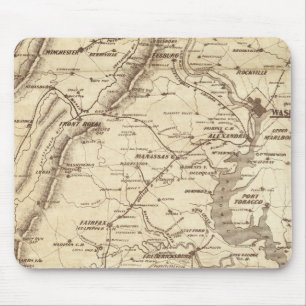 Mousepad Mapa do Telegrama de Guerra