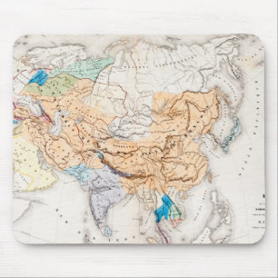 Mousepad Mapa do tempo de Ásia   de Kublai Khan