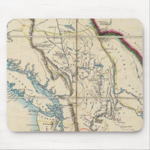 Mousepad Mapa do Território do Oregon 2