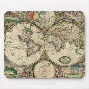 Mousepad Mapa do Velho Mundo