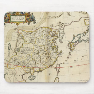 Mousepad Mapa do vintage de China 1662