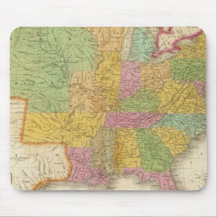 Mousepad Mapa dos Estados Unidos