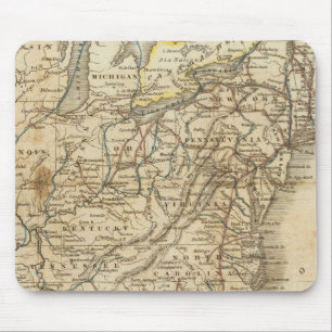 Mousepad Mapa Dos Estados Unidos 3