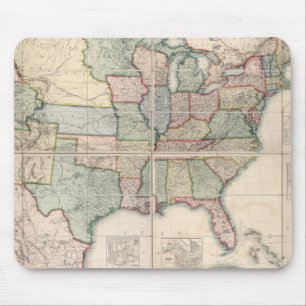 Mousepad Mapa dos Estados Unidos 3