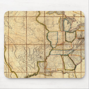 Mousepad Mapa dos Estados Unidos 3