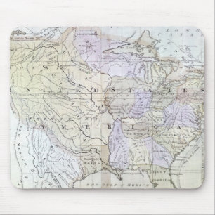 Mousepad MAPA dos ESTADOS UNIDOS, c1812