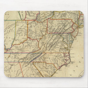 Mousepad Mapa dos Estados Unidos da América