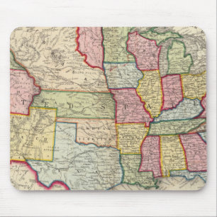 Mousepad Mapa Dos Estados Unidos E Territórios