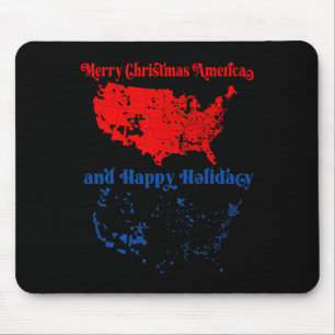 Mousepad Mapa Eleitoral 2024 Merry Christmas Trump Landslid