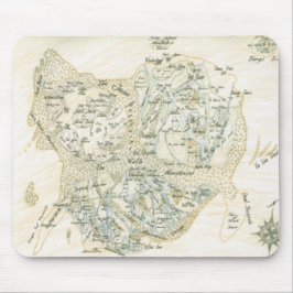Mousepad Mapa etiquetado de Trino
