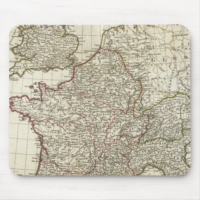 Mousepad Mapa Europeu Clássico (Frente)