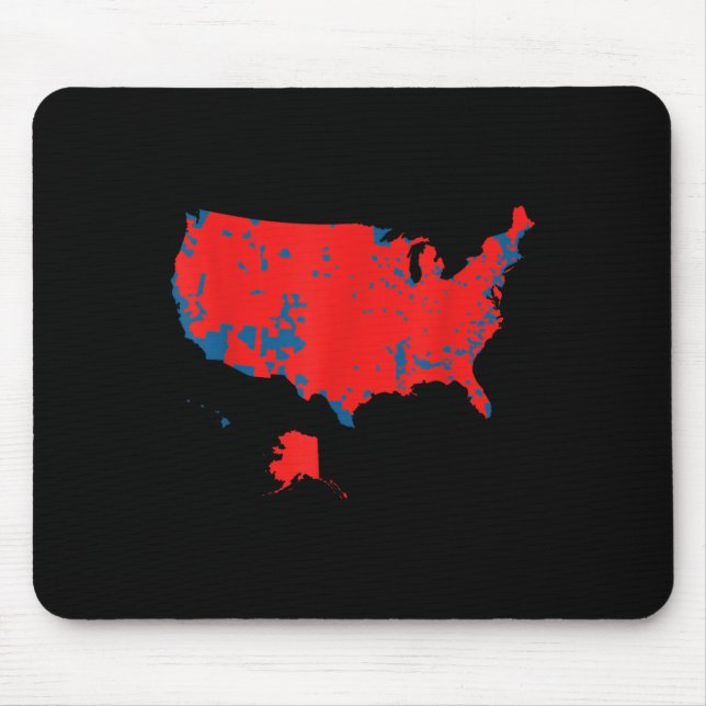 Mousepad Mapa Exato Dos Resultados Eleitorais De 2025 (Frente)