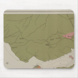 Mousepad Mapa Geológico do Distrito de Clear Lake