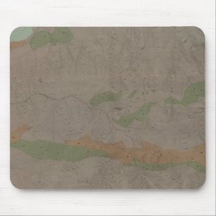 Mousepad Mapa Geológico do Distrito Mineiro de New Almaden