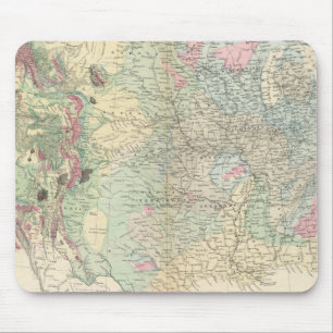 Mousepad Mapa geológico dos EUA