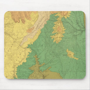 Mousepad Mapa Geológico Dos Terraços Mesozoicos