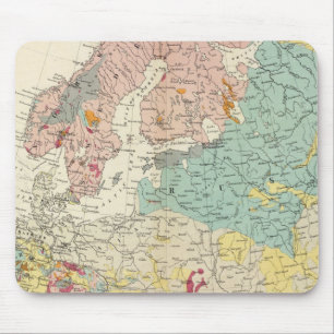 Mousepad Mapa geológico Europa