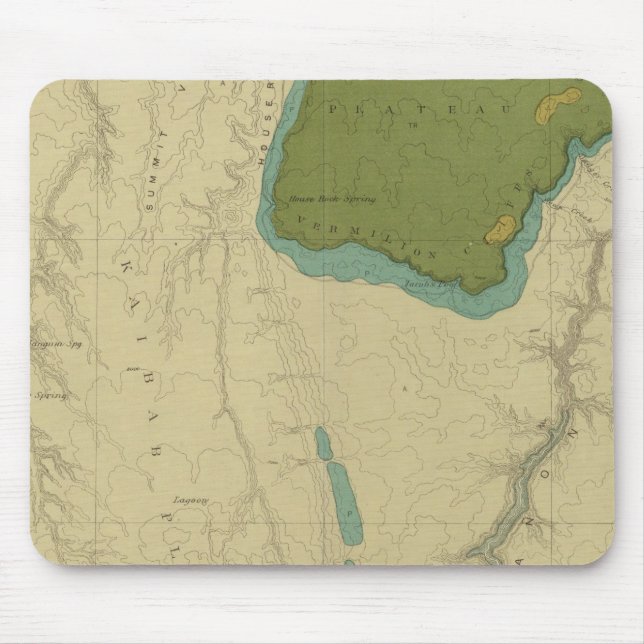 Mousepad Mapa Geológico Mostrando O Kanab (Frente)
