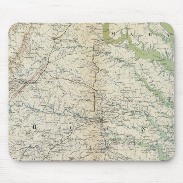 Mousepad Mapa geral II (Frente)