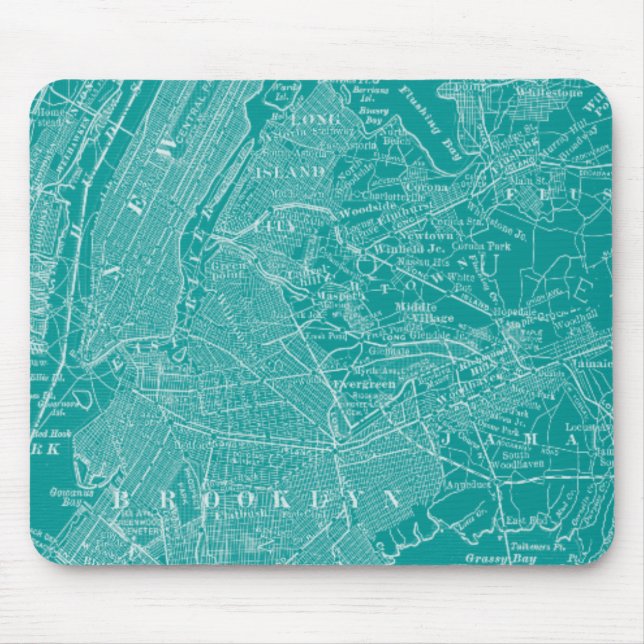 Mousepad Mapa gráfico de Nova Iorque (Frente)