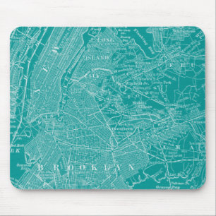 Mousepad Mapa gráfico de Nova York