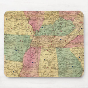 Mousepad Mapa Histórico e Militar dos EUA