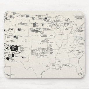MOUSEPAD MAPA: INDIANOS AMERICANOS 2