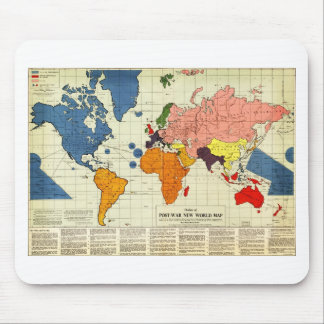 Mousepad "Mapa infame do ordem mundial novo" de Gomberg