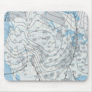 Mousepad Mapa meteorológico nacional