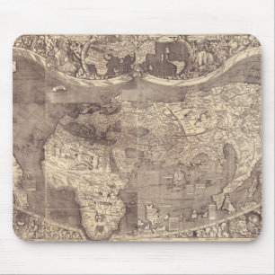 Mousepad Mapa Mundial de Martin Waldseemuller 1507