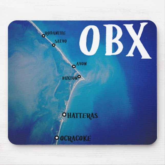 Mousepad mapa OBX Sul (Frente)