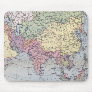 Mousepad Mapa político Ásia