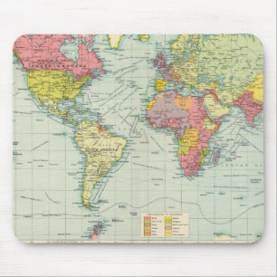 Mousepad Mapa político mundial