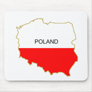 Mousepad Mapa polonês