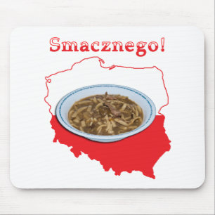Mousepad Mapa Polonês de Czarnecki Smacznego