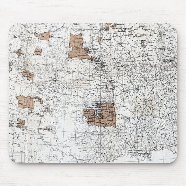 MOUSEPAD MAPA: RESERVAS, 1888 (Frente)