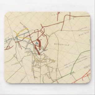 Mousepad Mapas das minas de compostos Número VIII