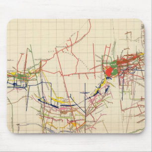 Mousepad Mapas das minas de comstock Número IV