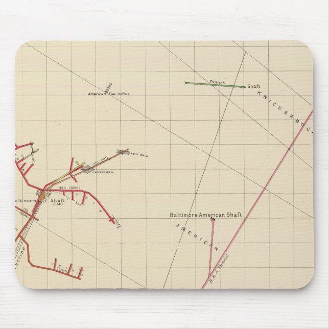 Mousepad Mapas de Comstock Número VIX (Frente)