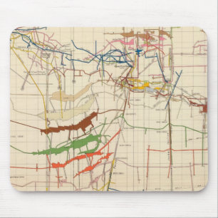 Mousepad Mapas de minas de comstock Número VI