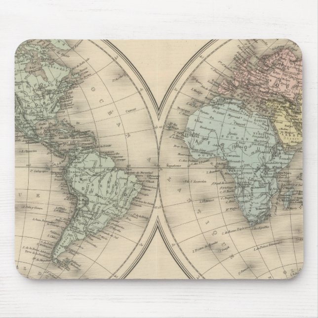 Mousepad Mapas mundiais (Frente)
