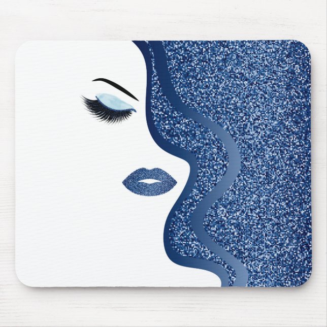 Mousepad Maquiagem com efeito de brilho (Frente)