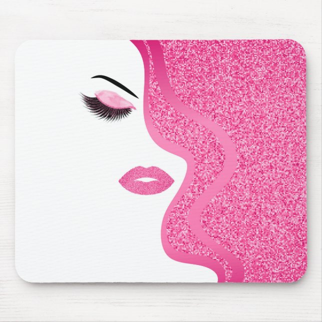 Mousepad Maquiagem com efeito de brilho (Frente)