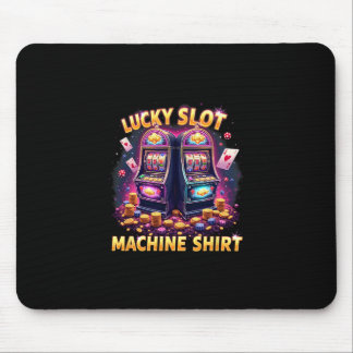 Mousepad Máquina Caça-Níqueis Sortuda Amantes do Jogo de Ca