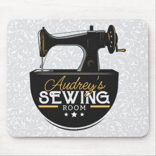 Mousepad Máquina de Costura Anterior NOME ADD