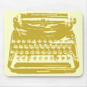 Mousepad máquina de escrever - trigo